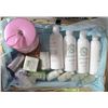 Image 1 : BOX W/NEW BEAUTY PRODUCTS INCL. SALON