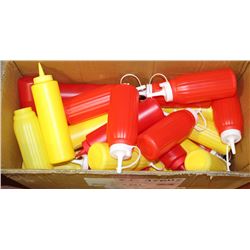 32 NEW CONDIMENT BOTTLES
