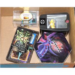 FLAT OF ASSORTED TRADING CARDS INCL POKEMON,