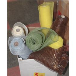 BOX WITH 5 COLORS OF MESH FOR GIFTS/CRAFTS