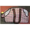 Image 1 : PINK AND BROWN PET PURSE/CARRIER