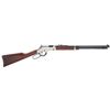 Image 1 : Henry H004S Golden Boy Silver Boy Lever 22 Short/Long/Long Rifle 20" 16 LR/21 Short American Walnut 