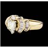 Image 2 : 14KT Yellow Gold 1.13ctw Diamond Ring