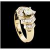 Image 4 : 14KT Yellow Gold 1.13ctw Diamond Ring