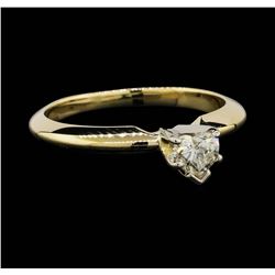 14KT Two Tone Gold 0.25ct Diamond Ring