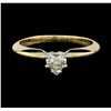 Image 2 : 14KT Two Tone Gold 0.25ct Diamond Ring