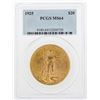 Image 1 : 1925 $20 St. Gaudens Double Eagle Gold Coin PCGS MS64