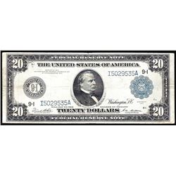 1914 $20 Large Size Federal Reserve Note