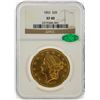 Image 1 : 1852 $20 Liberty Head Double Eagle Gold Coin NGC XF40 CAC