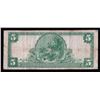 Image 2 : 1902 $5 The First National Bank of Kansas City National Currency Note