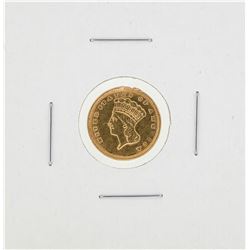 1856 $1 Indian Princess Head Gold Dollar Coin Type 3