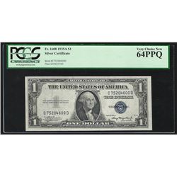 1935A $1 Silver Certificate Note PCGS Very Choice New 64PPQ