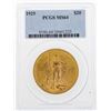 Image 1 : 1925 $20 St. Gaudens Double Eagle Gold Coin PCGS MS64