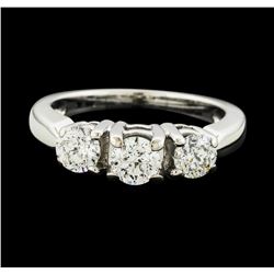 18KT White Gold 1.00ctw Diamond Ring