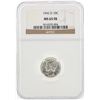 Image 1 : 1942-D Mercury Silver Dime Coin NGC MS65 FB