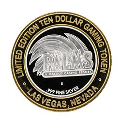 .999 Silver Palms A Maloof Casino Resort Las Vegas Nevada $10 Casino Limited Edi