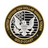 Image 2 : .999 Silver Gold Coast Las Vegas Nevada $10 Casino Limited Edition Gaming Token
