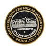 Image 1 : .999 Silver Primm Valley Resort and Casino Primm Nevada $10 Casino Limited Editi