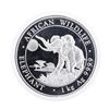 Image 1 : 2016 African Wildlife Elephant 2 Shillings 1Kg Silver Coin
