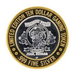 .999 Silver Whiskey Petes Casino Jean Nevada $10 Casino Limited Edition Gaming T
