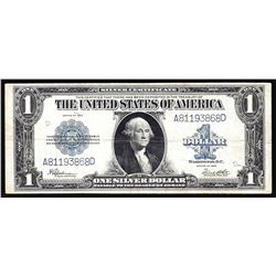 1923 $1 Large Size Silver Certificate Bank Note