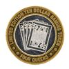 Image 2 : .999 Silver 4 Queens Hotel and Casino $10 Casino Limited Edition Gaming Token