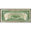 Image 2 : 1929 $5 Absecon New Jersey National Currency Bank Note