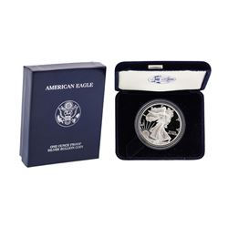 2001 1oz American Silver Eagle Proof Coin with Box
