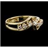 Image 2 : 14KT Yellow Gold 0.50ctw Diamond Ring