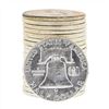 Image 2 : Roll of (20) 1961 Brilliant Uncirculated Franklin Half Dollar Coins