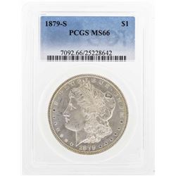 1879-S $1 Morgan Silver Dollar Coin PCGS MS66