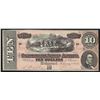Image 1 : 1864 $10 The Confederate States of America Note