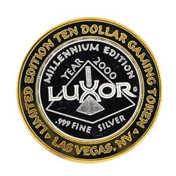 .999 Silver Luxor Las Vegas Nevada $10 Casino Limited Edition Gaming Token