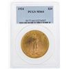 Image 1 : 1924 $20 St. Gaudens Double Eagle Gold Coin PCGS MS64