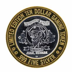 .999 Silver Whiskey Petes Casino Jean Nevada $10 Casino Limited Edition Gaming T