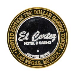 .999 Silver El Cortez Hotel and Casino $10 Casino Limited Edition Gaming Token