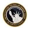 Image 2 : .999 Silver El Cortez Hotel and Casino $10 Casino Limited Edition Gaming Token
