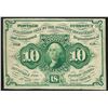 Image 1 : 1862 Ten Cent First Issue Fractional Note