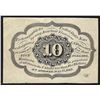 Image 2 : 1862 Ten Cent First Issue Fractional Note