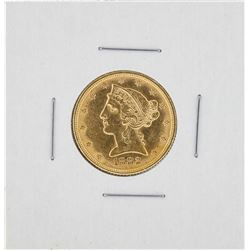 1882 $5 Liberty Head Half Eagle Gold Coin