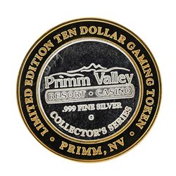 .999 Silver Primm Valley Resort and Casino Primm Nevada $10 Casino Limited Editi