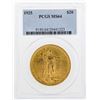 Image 1 : 1925 $20 St. Gaudens Double Eagle Gold Coin PCGS MS64