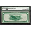 Image 2 : 1918 $1 Federal Reserve Bank of Boston National Currency Note PMG CU 64EPQ