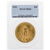 Image 1 : 1925 $20 St. Gaudens Double Eagle Gold Coin PCGS MS64