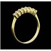 Image 4 : 18KT Yellow Gold 0.35ctw Diamond Ring