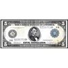 Image 1 : 1914 $5 Large Size Federal Reserve Note