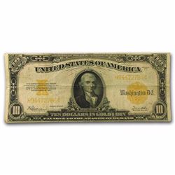 1922 $10 Gold Certificate