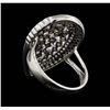 Image 3 : 18KT White and Black Rhodium Plated Gold 2.02ctw Diamond Ring