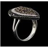 Image 4 : 18KT White and Black Rhodium Plated Gold 2.02ctw Diamond Ring
