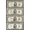 Image 1 : Lot of (4) 1953/A/B/C $5 Legal Tender Notes